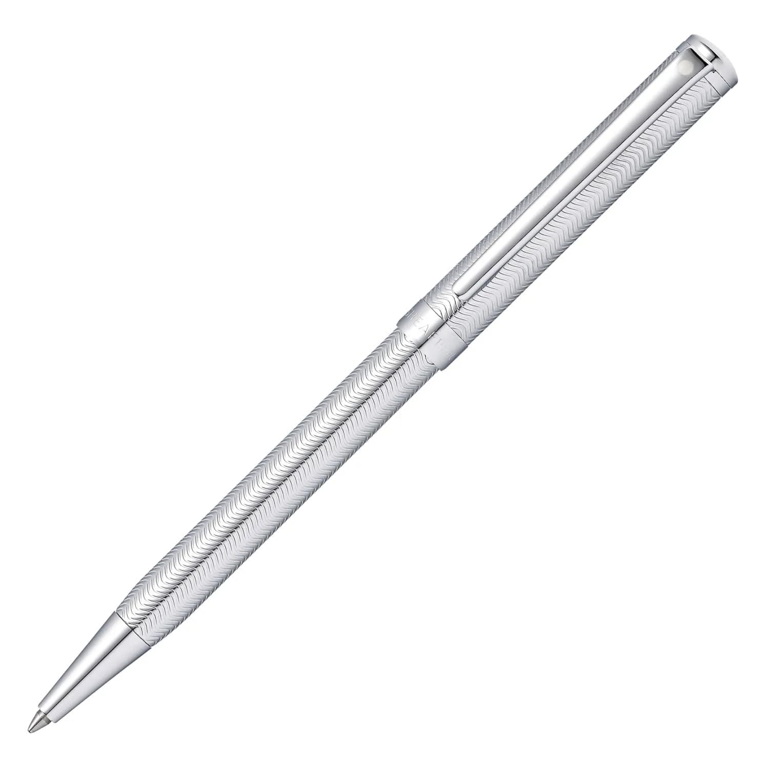 Sheaffer Intensity Engraved Chrome Ballpoint Pen with Chrome Cap and Trim | Classic & Contemporary Design - main product image