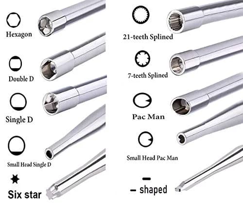 TOPEMAI Carburetor Adjustment Tool Kit for 2 Cycle Engines | 10-Piece Set with Stainless Steel Tools (0.28kg, 10 tools, universal fit) thumbnail 2