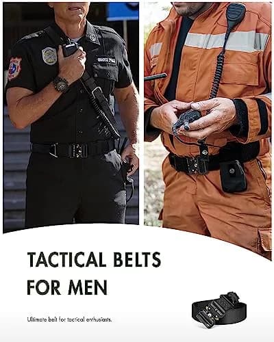 FAIRWIN Men's Tactical Belt 1.5" Heavy Duty Nylon Web Belt for Men | Military & Work Use thumbnail 5