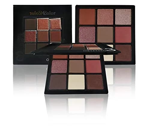 Ccolor Obsessed 9 Color Eyeshadow Palette (Obsessed 3) | Highly Pigmented Mattes & Shimmers thumbnail 1