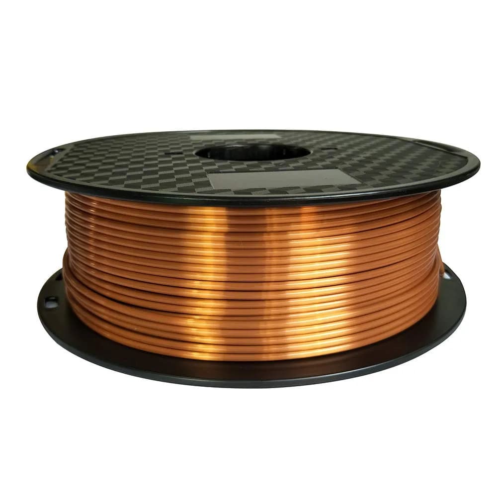 CC3D 2.85mm Silk Copper PLA 3mm 1KG | Metallic Finish for 3D Printing - main product image