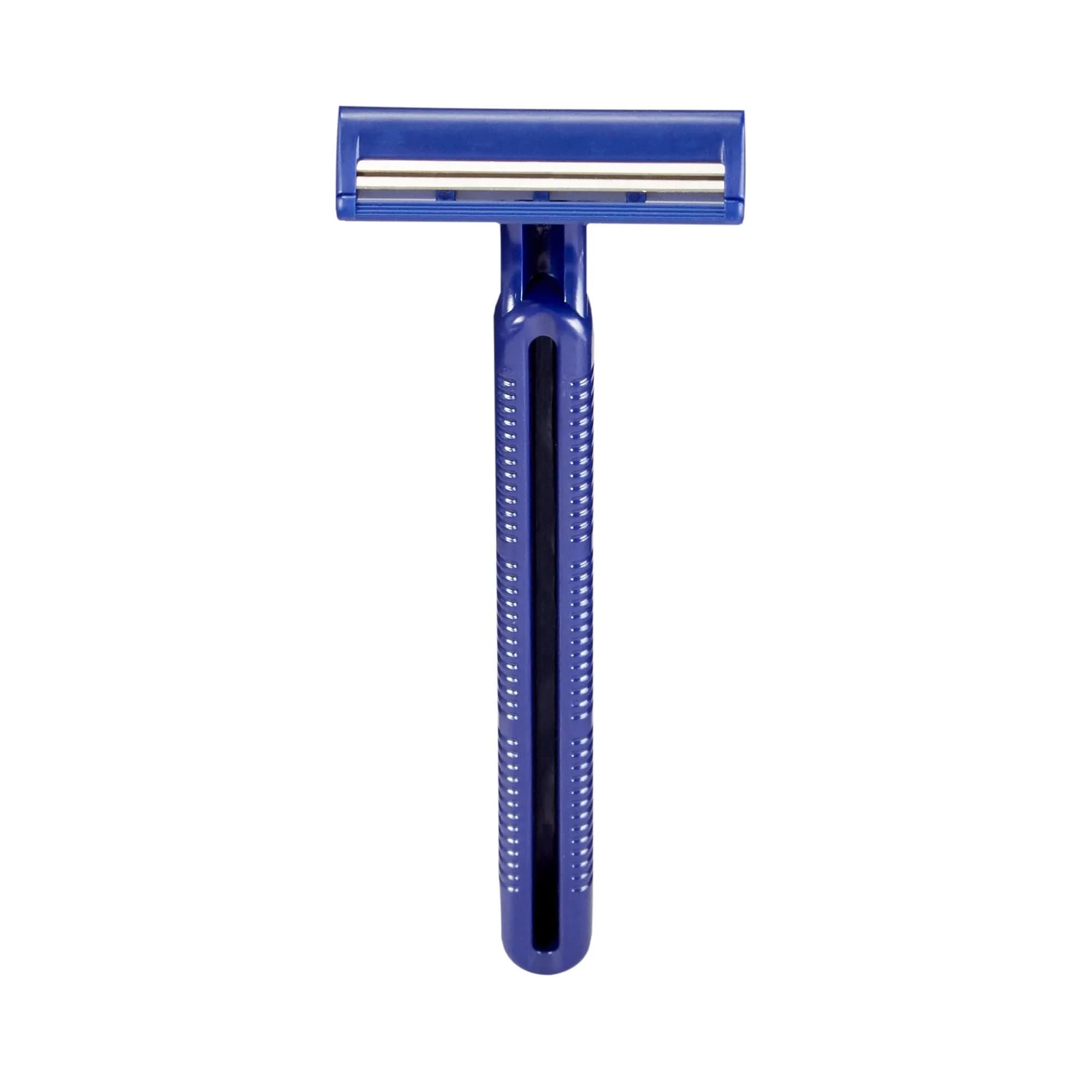 McKesson Disposable Razors Twin Blade Stainless Steel Blue 50 Count | Close, Safe Shave