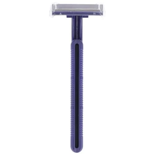 McKesson Disposable Razors Twin Blade Stainless Steel Blue 50 Count | Close, Safe Shave thumbnail 4