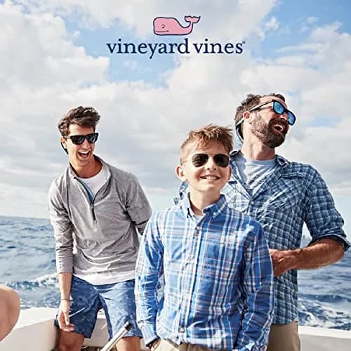 vineyard vines Boys' Long Sleeve Vintage Whale Pocket T-Shirt, Blue Blazer, Large | Classic Vintage Style for Boys thumbnail 2