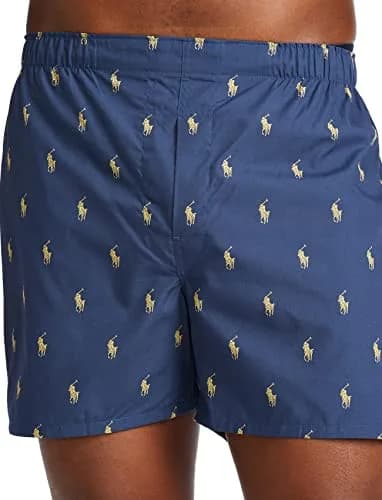 POLO RALPH LAUREN Classic Fit Cotton Boxers 3-Pack | Iconic Style & Comfort, Medium thumbnail 6
