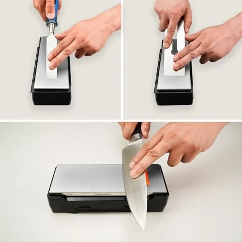 SHARPAL 162N Diamond Sharpening Stone 20.3 cm x 7.6 cm (8 in. x 3 in.) | Dual Grit Coarse 325 & Fine 1200 thumbnail 6