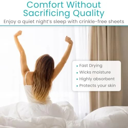 SURES Washable Waterproof Bed Pad Mattress Protector 86cm x 132cm (34" x 52") 4 Pack | Effective Leakproof Barrier for Incontinence thumbnail 6
