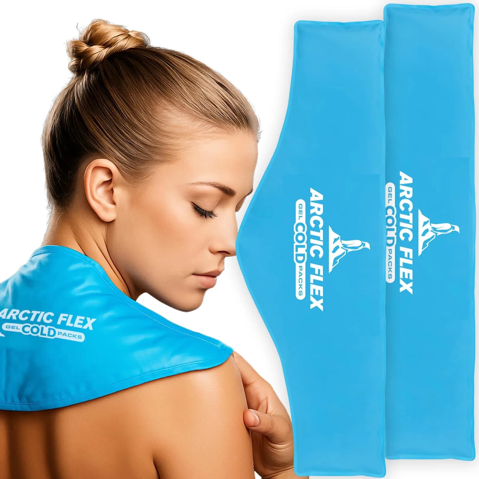 Arctic Flex Neck Ice Pack Large | Targeted Cold & Hot Therapy for Neck & Shoulders — Large