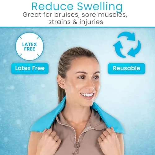 Arctic Flex Neck Ice Pack 2 Pack | Flexible Cold Compress for Neck & Shoulder Relief thumbnail 8