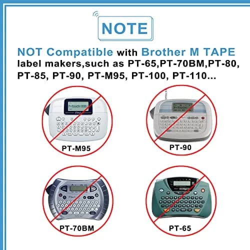 COLORWING White on Black TZe-335 Label Tape 12mm (0.47") x 8m | Compatible with Brother P-Touch Label Makers (4-Pack) thumbnail 9