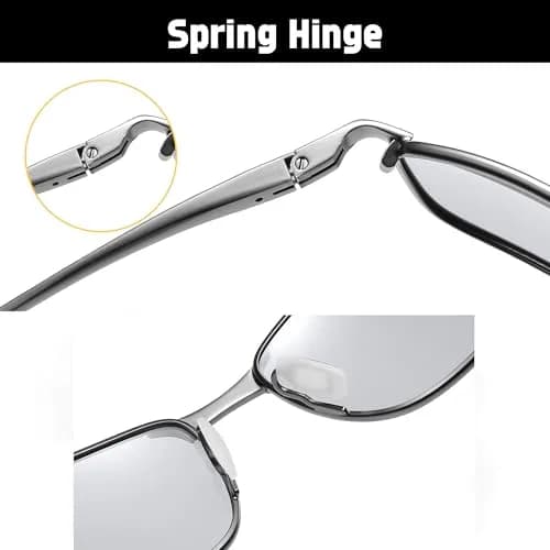 FEISEDY Classic Photochromic Polarized Sunglasses for Men & Women | 59mm (2.32 inches) thumbnail 3