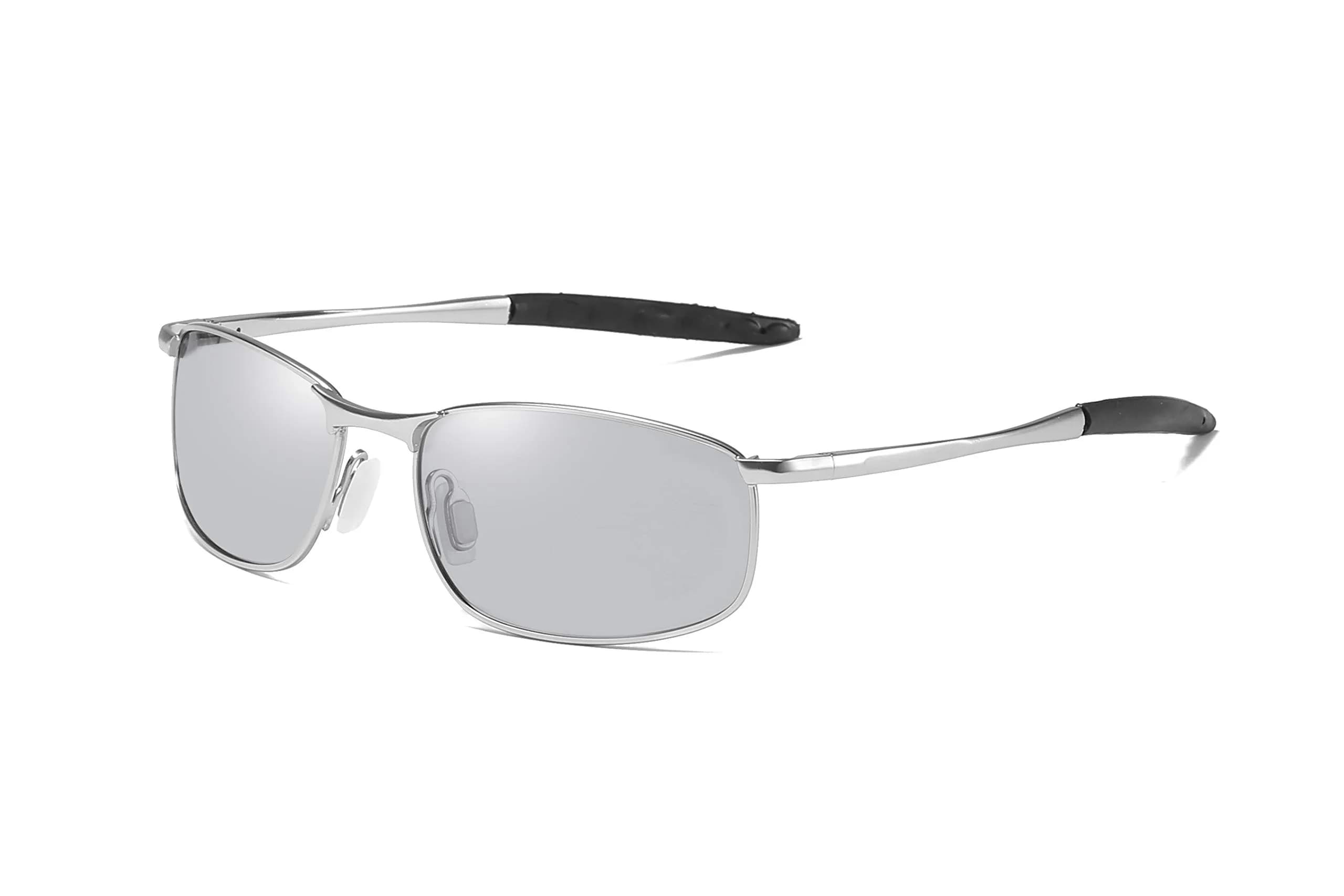 FEISEDY Classic Polarized Photochromic Sunglasses 59mm (2.32 inches) | UV400 Protection for Driving - main product image