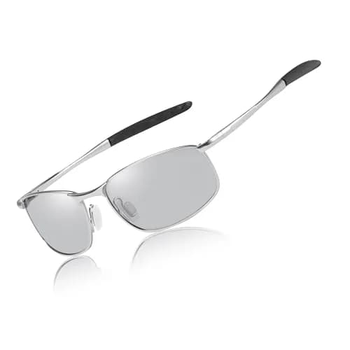 FEISEDY Classic Polarized Photochromic Sunglasses 59mm (2.32 inches) | UV400 Protection for Driving thumbnail 8
