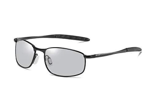 FEISEDY Classic Photochromic Polarized Sunglasses for Men & Women B2444 | 58mm (2.32 inches) Lens Width thumbnail 1