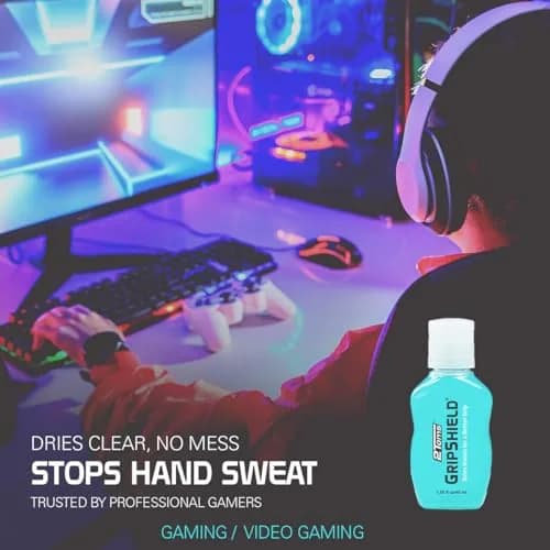 2Toms GripShield Non-Sticky Grip Enhancer Liquid Bottle, 44ml (1.5 Fl Oz) x 3 Bottles | Sweat-Resistant Grip for Sports thumbnail 5