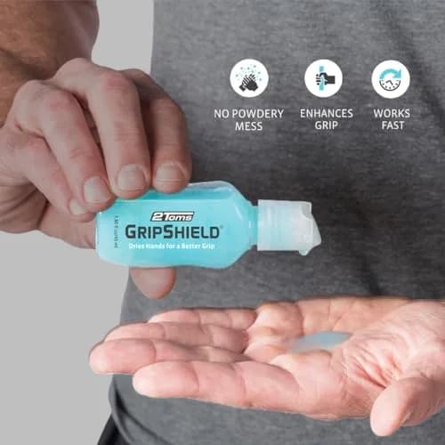 2Toms GripShield Non-Sticky Grip Enhancer Liquid Bottle, 44ml (1.5 Fl Oz) x 3 Bottles | Sweat-Resistant Grip for Sports thumbnail 2