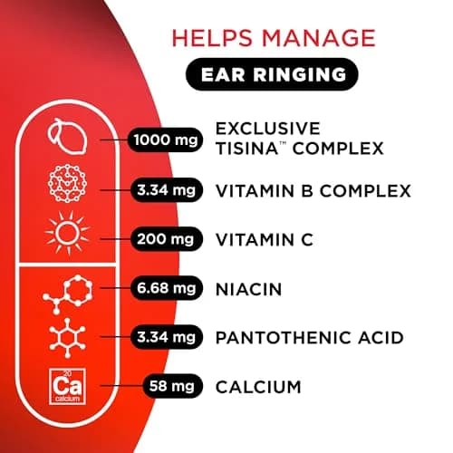 LIPO Ear Ringing Support Caplets 150 Count (675 g) | Clinically Studied Bioflavonoid Formula for Inner Ear Health thumbnail 7