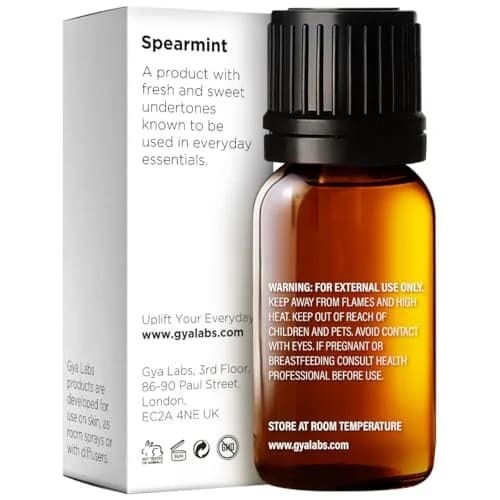 Gya Labs Spearmint Essential Oil 10ml (0.34 Fl Oz) | Refreshing Scent for Diffusers & Candle Making thumbnail 2