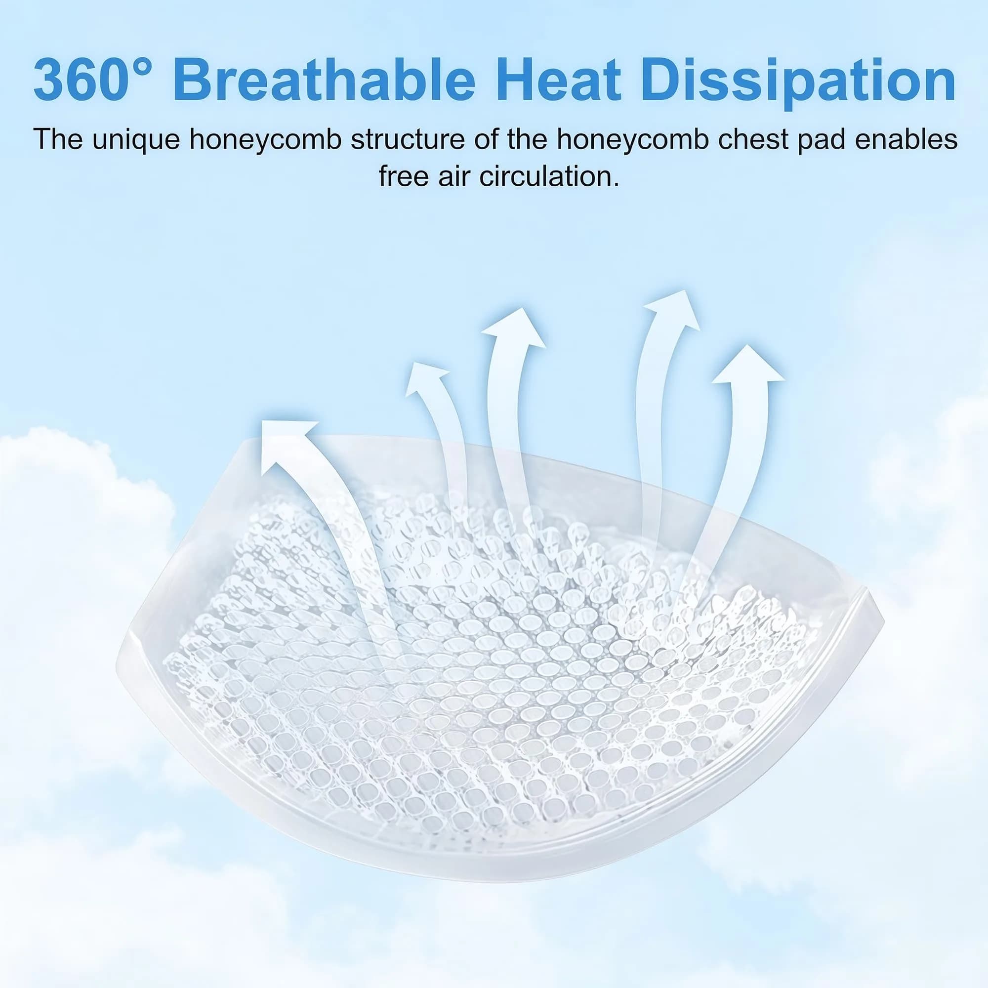 ericotry Clear Silicone Bra Inserts for Swimsuits & Bikinis | Waterproof Breathable Push-up Pads thumbnail 5