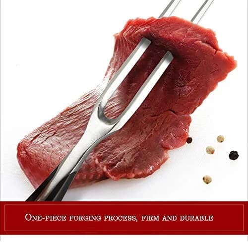 KILA JOJO Chef Pro Stainless Steel Carving Fork 12 Inch | Durable, Ergonomic Meat & Poultry Tool thumbnail 6