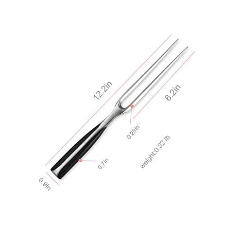KILA JOJO Chef Pro Stainless Steel Carving Fork 12 Inch | Durable, Ergonomic Meat & Poultry Tool thumbnail 2