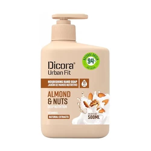 Dicora UrbanFit Nourishing Hand Soap - Vitamin E & Natural Extracts | Hydrates & Protects — Almond and Nuts