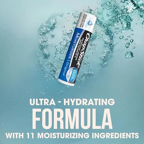 ChapStick Moisturizer Original Lip Balm Tubes SPF 15 0.45 ml (0.015 Fl Oz) | Hydrates and Protects Lips thumbnail 2