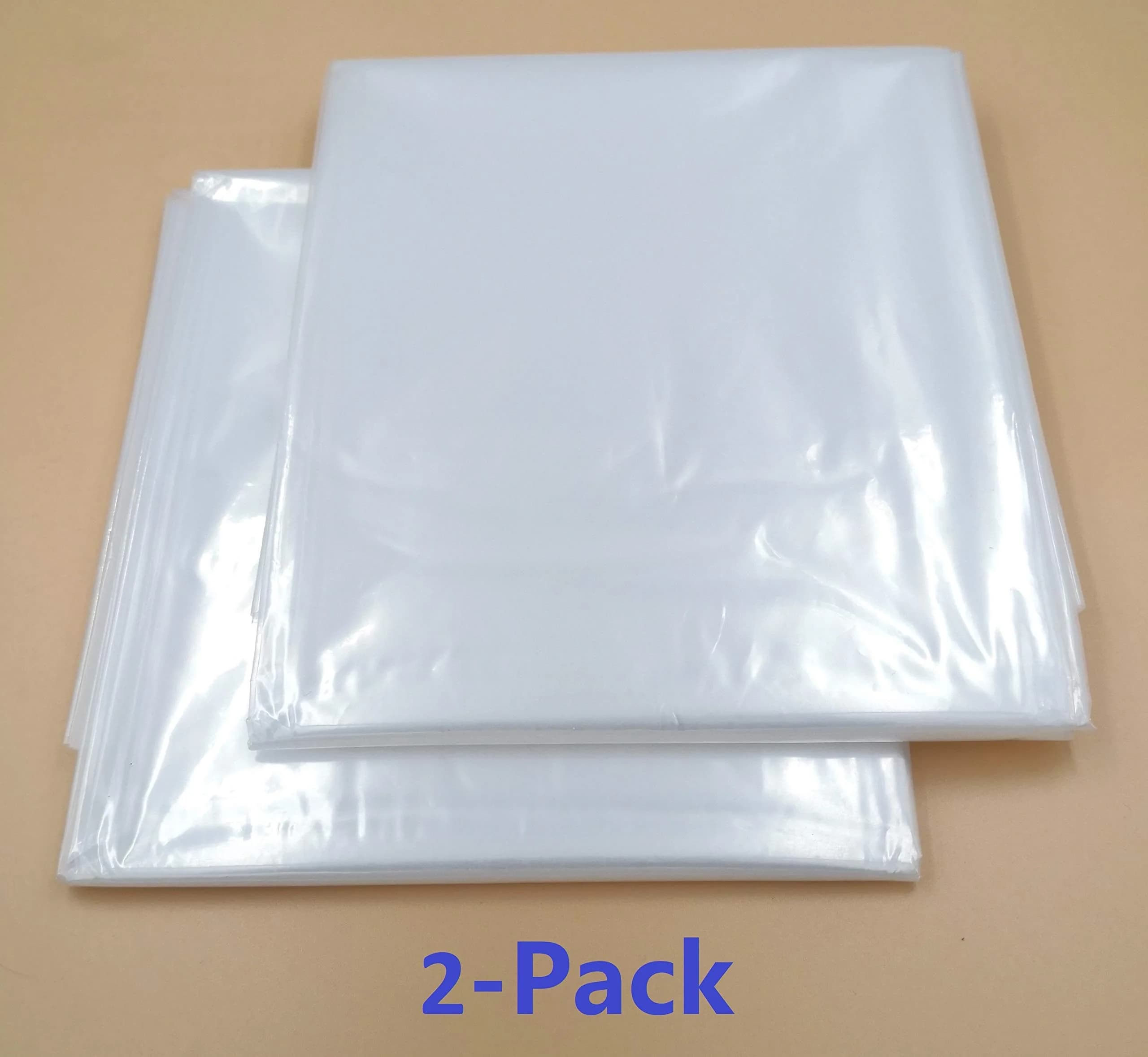 ComfortHome Mattress Bag for Moving and Storage, 4 Mil Extra Thick, Twin and Full Size, 2 Pack | Heavy Duty Plastic Cover for Mattress Protection thumbnail 3