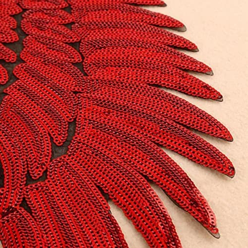 Kennedy Manufacturing Sequins Large Angel Wings Patches 13 in (33 cm) | Eye-Catching DIY Embellishments for Jackets & Jeans thumbnail 4