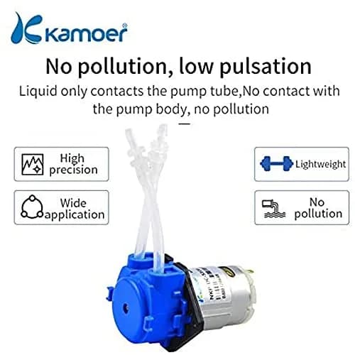Kamoer NKP Low Flow Peristaltic Pump 12V DC | Compact Aquarium & Lab Dosing thumbnail 3