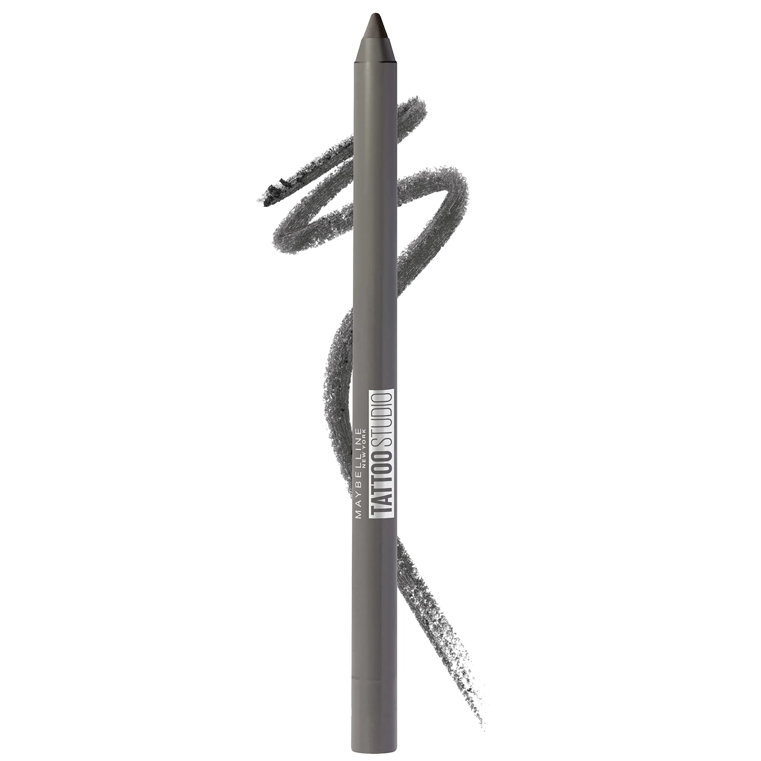 Maybelline TattooStudio Gel Pencil Eyeliner Bold Brown | Waterproof 36-Hour Wear — 901 INTENSE CHARCOAL / Value not found