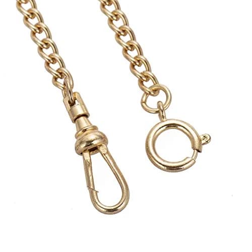 SIBOSUN Pocket Watch Chain Double Albert T-Bar Antique 29 Inch Chains Bronze Vest Waistcoat | Classic Vintage Accessory thumbnail 6