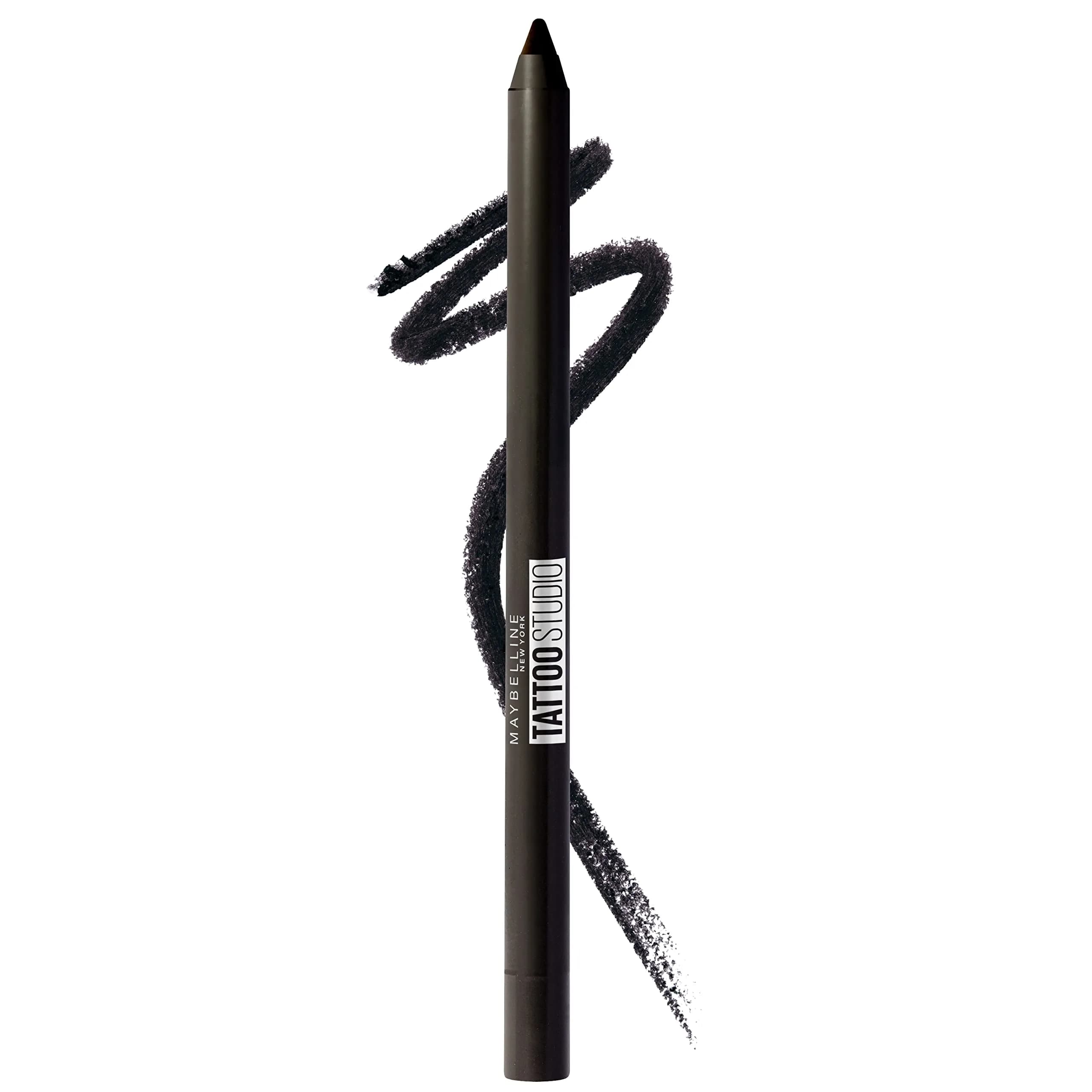 Maybelline TattooStudio Gel Pencil Eyeliner Bold Brown | Waterproof 36-Hour Wear — Deep Onyx