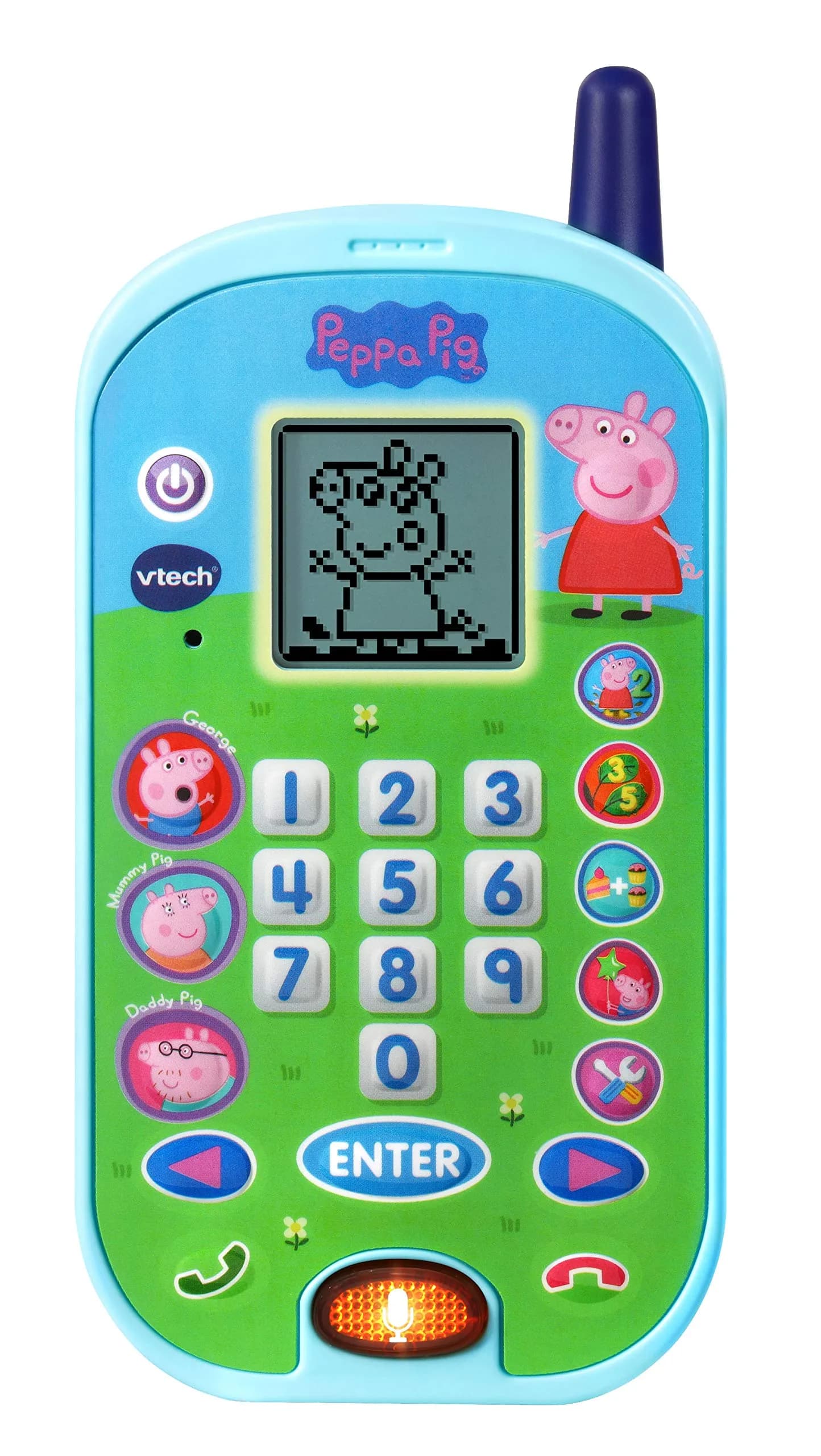 VTech Peppa Pig Let's Chat Learning Phone | Interactive Toddler Toy for Ages 2+ | Basic Math & Communication Skills - main product image
