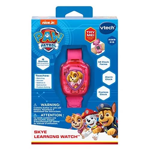 VTech PAW Patrol Skye Learning Watch, Pink | Interactive Kids Watch with Games & Sound thumbnail 5