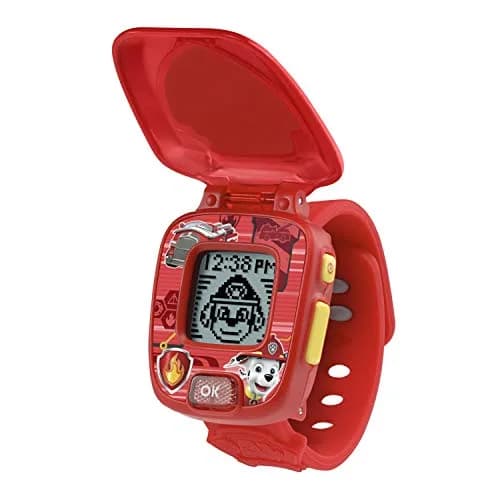 VTech PAW Patrol Marshall Learning Watch, Red | Interactive Kids Watch with Games & Sound thumbnail 1
