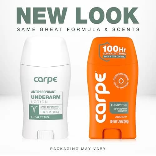Carpe Antiperspirant Lotion Eucalyptus Scent 50ml (1.76 Fl Oz) | 100-Hour Sweat & Odor Protection thumbnail 2