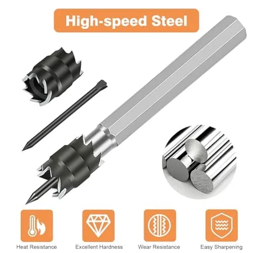 EEEKit 3/8" Spot Weld Cutter Kit | Double-Sided HSS Drill Bit for Auto Body Repair thumbnail 6
