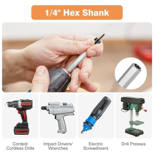 EEEKit 3/8" Spot Weld Cutter Kit | Double-Sided HSS Drill Bit for Auto Body Repair thumbnail 7