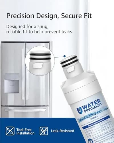 Waterspecialist LT1000PC Refrigerator Water Filter 3 Pack | NSF Certified for Purer Water thumbnail 8