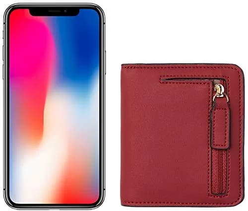 Toughergun Women's Slim Leather Wallet with RFID Protection, Compact Bifold Mini Purse 10.7cm x 9.1cm (4.2" x 3.6") | Holds 6 Cards & ID thumbnail 6