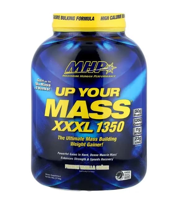 Maximum Human Performance UP YOUR MASS XXXL 1350g | High Calorie Muscle Gainer with 50g Protein & 1350 Calories thumbnail 2