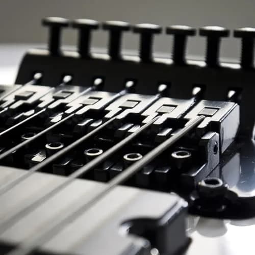 SUPVOX Set of 6 Double Locking Saddles for Floyd Rose Guitar Tremolo Bridge | Durable Metal Finish, Lock Screws Included thumbnail 4