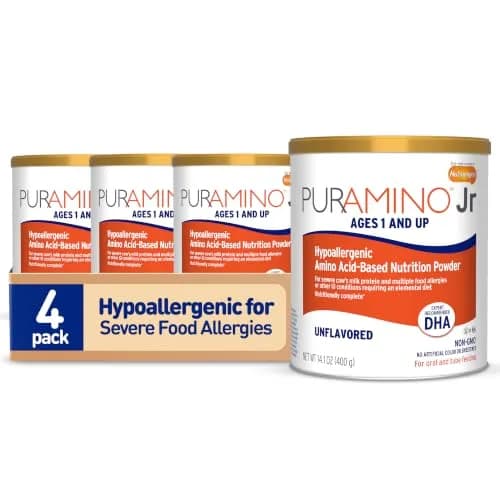 Enfamil PurAmino Junior Hypoallergenic Amino Acid Powder 14.1 Oz | Complete Nutrition for Severe Food Allergies thumbnail 1