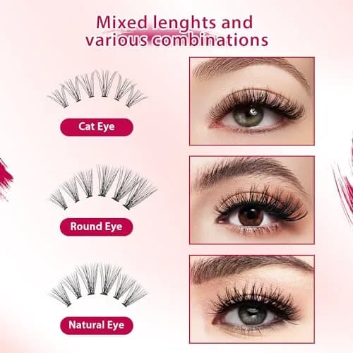 Bodermincer False Eyelash | 10D/20D Mixed, 0.07/0.10mm, 8-20mm, C Curl, Natural Look thumbnail 6