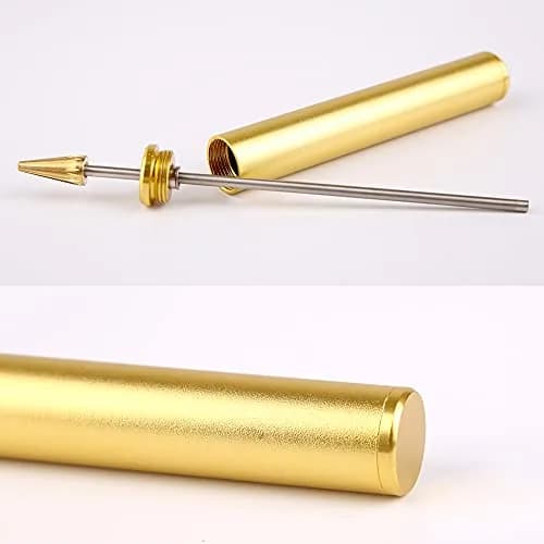 BUTUZE Convenient Leather Edge Dye Pen with Copper Roller Applicator | 13cm (5.2in) Aluminum Body thumbnail 4