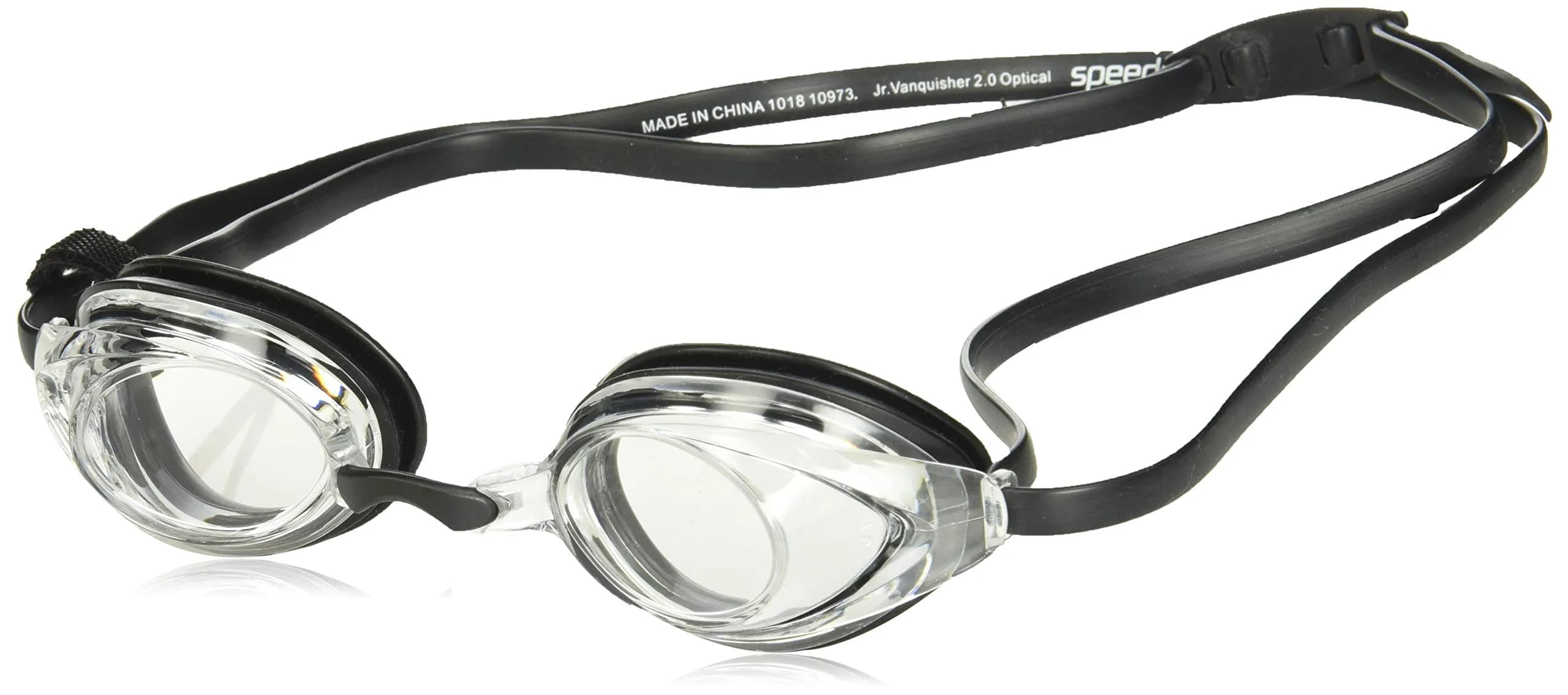 Speedo Unisex-child Swim Goggles Optical Vanquisher 2.0 Junior | Wide Peripheral Vision & Custom Diopter - main product image