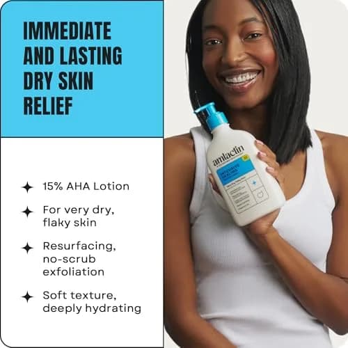 AmLactin Intensive Healing Body Lotion 15% Lactic Acid 15.8 oz (7.9 oz x 2) | Exfoliates & Deeply Moisturizes Rough Skin thumbnail 2