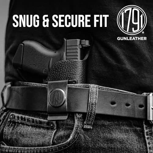 1791 Gunleather IWB Holster Fits H&K VP9SK, P2000, 45c, Sig P320c, P229c | Premium American Steerhide, Concealed Carry thumbnail 4