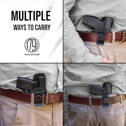 1791 Gunleather IWB Holster Fits H&K VP9SK, P2000, 45c, Sig P320c, P229c | Premium American Steerhide, Concealed Carry thumbnail 6